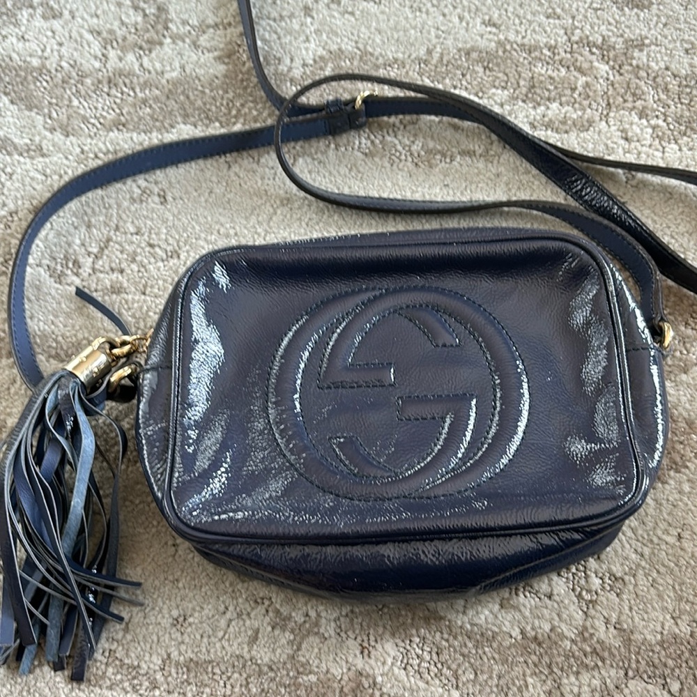 Gucci patent leather bag